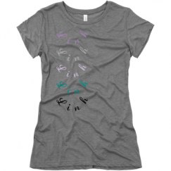 Ladies Slim Fit Super Soft Triblend Tee