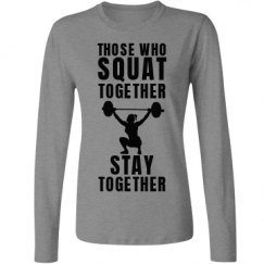 Ladies Relaxed Fit Basic Long Sleeve Tee