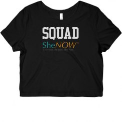 Ladies Slim Fit Crop Top Tee