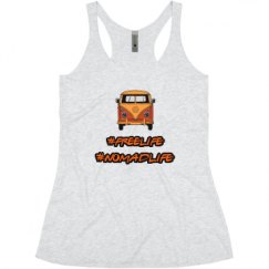 Ladies Slim Fit Super Soft Racerback Triblend Tank