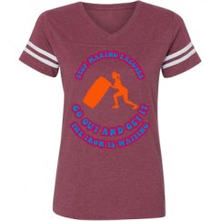 Ladies Relaxed Fit Vintage Sports Tee
