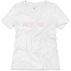 Ladies Relaxed Fit V-Neck Tee