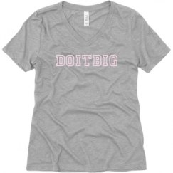 Ladies Relaxed Fit V-Neck Tee