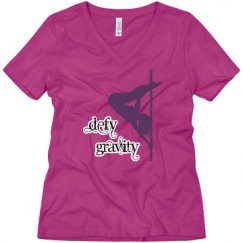 Ladies Relaxed Fit V-Neck Tee