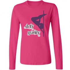 Ladies Relaxed Fit Basic Long Sleeve Tee