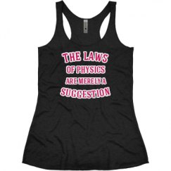 Ladies Slim Fit Super Soft Racerback Triblend Tank
