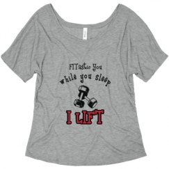 Ladies Flowy Slouchy Tee