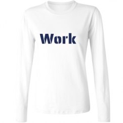 Ladies Relaxed Fit Basic Long Sleeve Tee