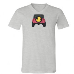 Unisex V-Neck Jersey Tee