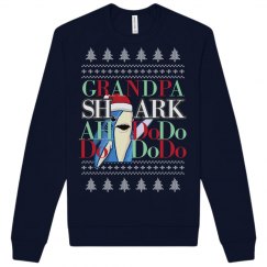 baby shark do do - grandpa shark matching sweater