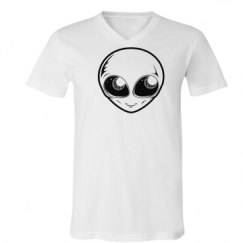 Unisex V-Neck Jersey Tee