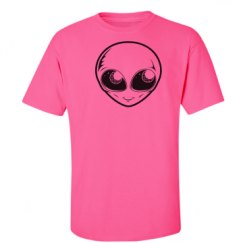 Unisex Ultra Cotton Safety Neon Crewneck Tee