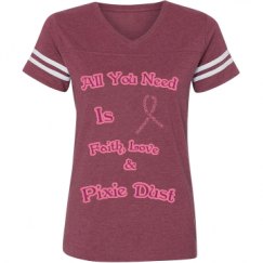 Ladies Relaxed Fit Vintage Sports Tee