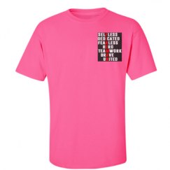 Unisex Ultra Cotton Safety Neon Crewneck Tee