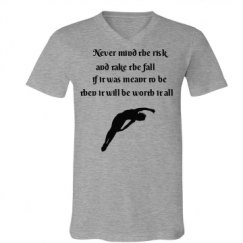 Unisex V-Neck Jersey Tee