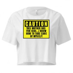 Ladies Festival Cali Crop Top Tee