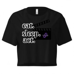 Ladies Festival Cali Crop Top Tee