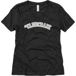 Ladies Relaxed Fit Super Soft Triblend V-Neck Tee