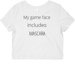 Ladies Slim Fit Crop Top Tee