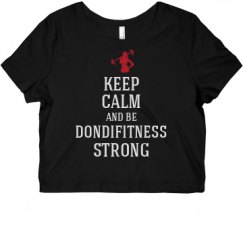 Ladies Slim Fit Crop Top Tee