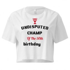 Ladies Festival Cali Crop Top Tee