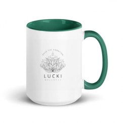 15oz Ceramic Mug with Color Inside