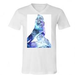 Unisex V-Neck Jersey Tee