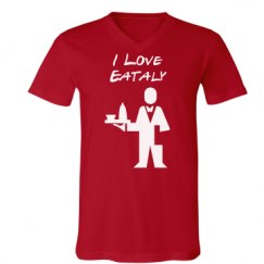 Unisex V-Neck Jersey Tee