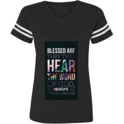 Ladies Relaxed Fit Vintage Sports Tee