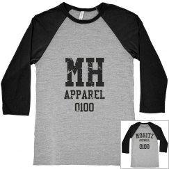 UNISEX MOHITZ FLEE TSHIRT (BLACK & GRAY)