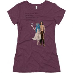 Ladies Slim Fit Super Soft Triblend Tee