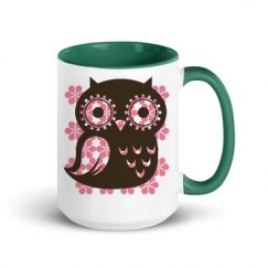 15oz Ceramic Mug with Color Inside