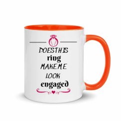 11oz Ceramic Mug with Color Inside