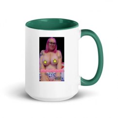 15oz Ceramic Mug with Color Inside