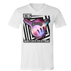 Unisex V-Neck Jersey Tee