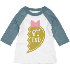 Toddler 3/4 Sleeve Raglan Tee