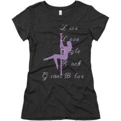 Ladies Slim Fit Super Soft Triblend Tee