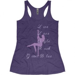 Ladies Slim Fit Super Soft Racerback Triblend Tank
