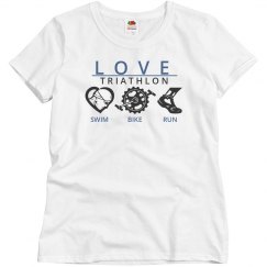 LOVE TRIATHLON - BLUE