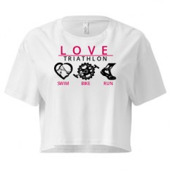 Ladies Festival Cali Crop Top Tee