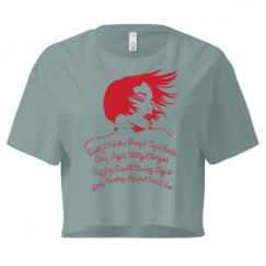 Ladies Festival Cali Crop Top Tee