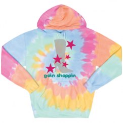 Unisex Tie-Dye Fleece Hoodie