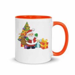 11oz Ceramic Mug with Color Inside