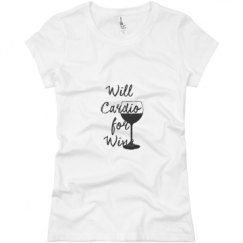 Ladies Slim Fit Basic Promo Jersey Tee