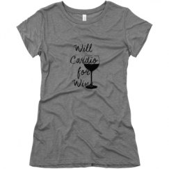 Ladies Slim Fit Super Soft Triblend Tee