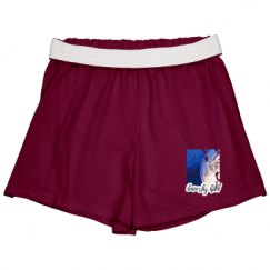 Slim Fit Cheer Shorts