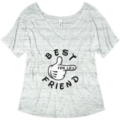 Ladies Flowy Slouchy Tee