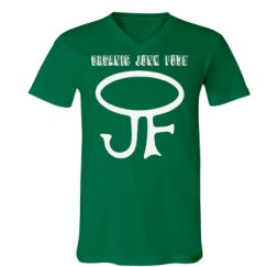 Unisex V-Neck Jersey Tee