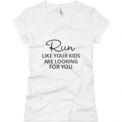 Ladies Slim Fit Basic Promo Jersey Tee