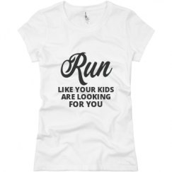 Ladies Slim Fit Basic Promo Jersey Tee